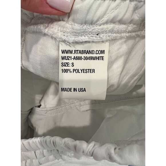 NEW RtA White Fani Quilted Short - NWOT - Size S - Picture 9 of 10